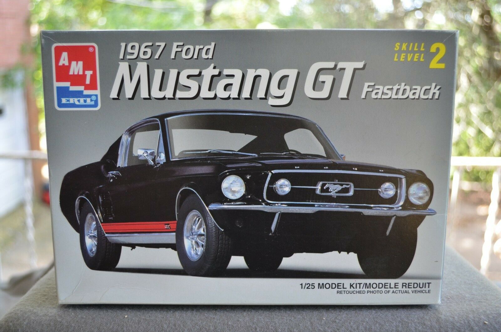 Amt/ertl 1967 Ford Mustang Gt Fastback - 1/25 - 6631 - Released In 1994