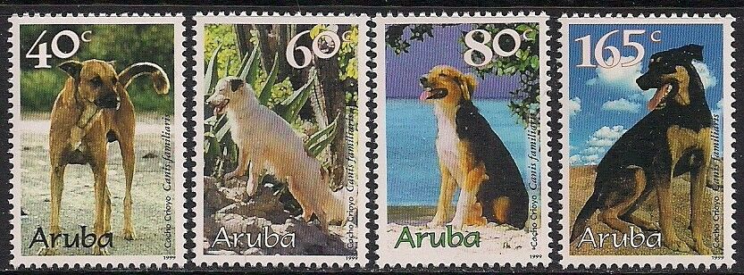 Aruba Stamp - Dogs Stamp - Nh