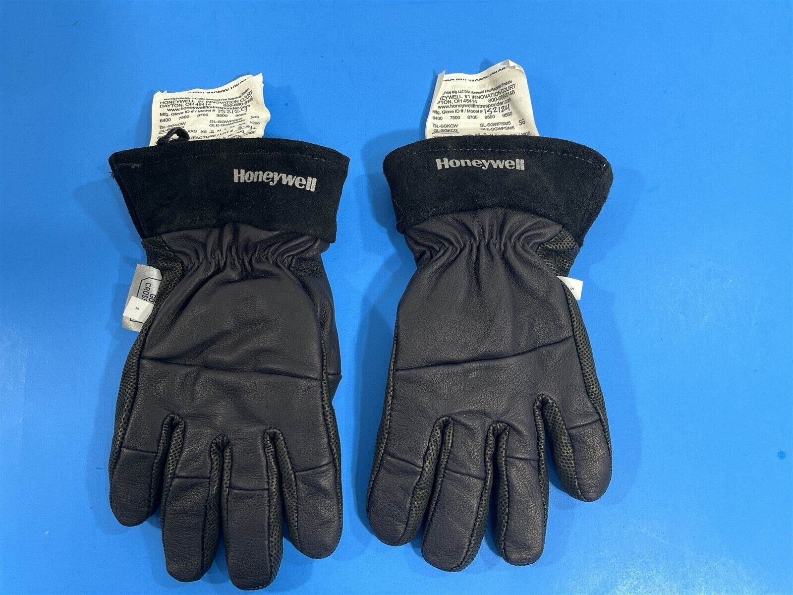 Small Honeywell Gl-sgkcg Kangaroo Leather Super Glove Nfpa Firefighting Gloves