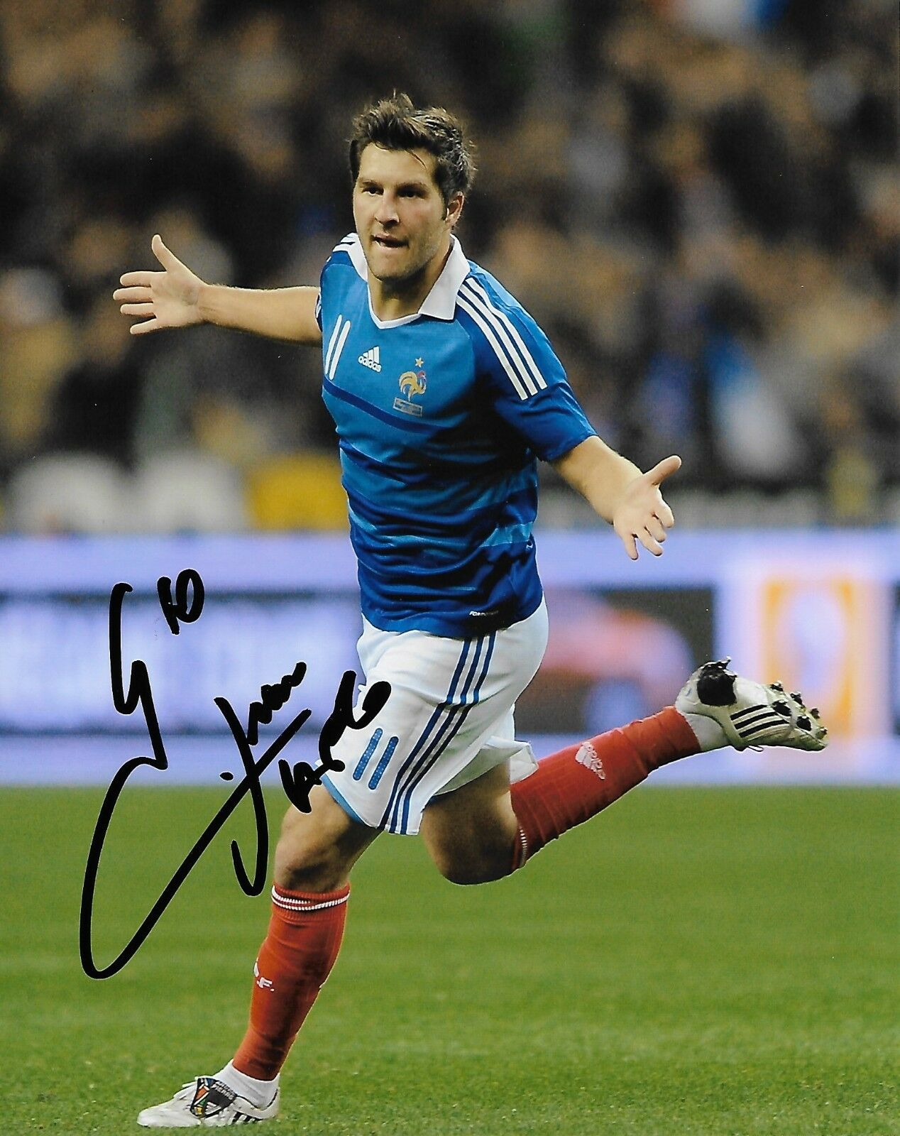 Team France Andre Pierre Gignac Autographed Signed 8x10 Photo COA F