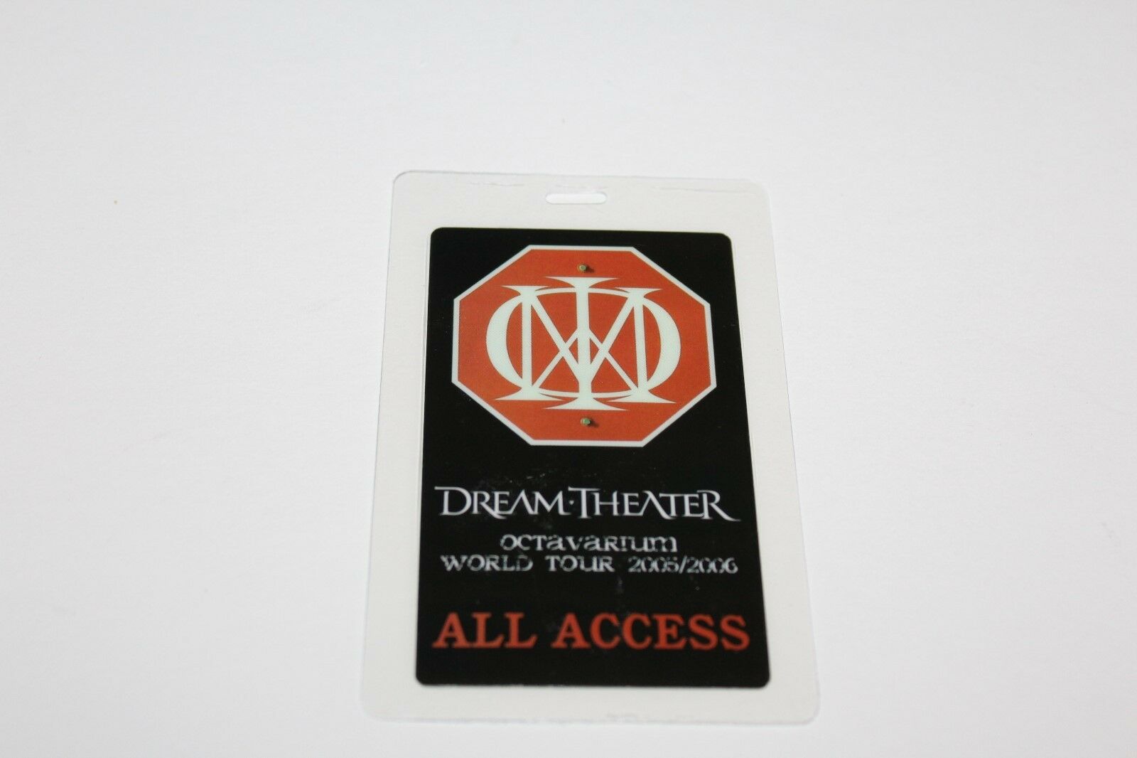 Dream Theater - Laminated Backstage Pass - Lot # 5  - FREE POSTAGE