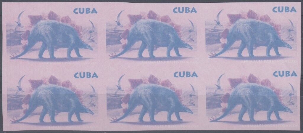 2006.468 ANTILLES 2006 MNH IMPERFORATED PROOF. 65c DINOSAURIOS DINOSAUR WITHOUT