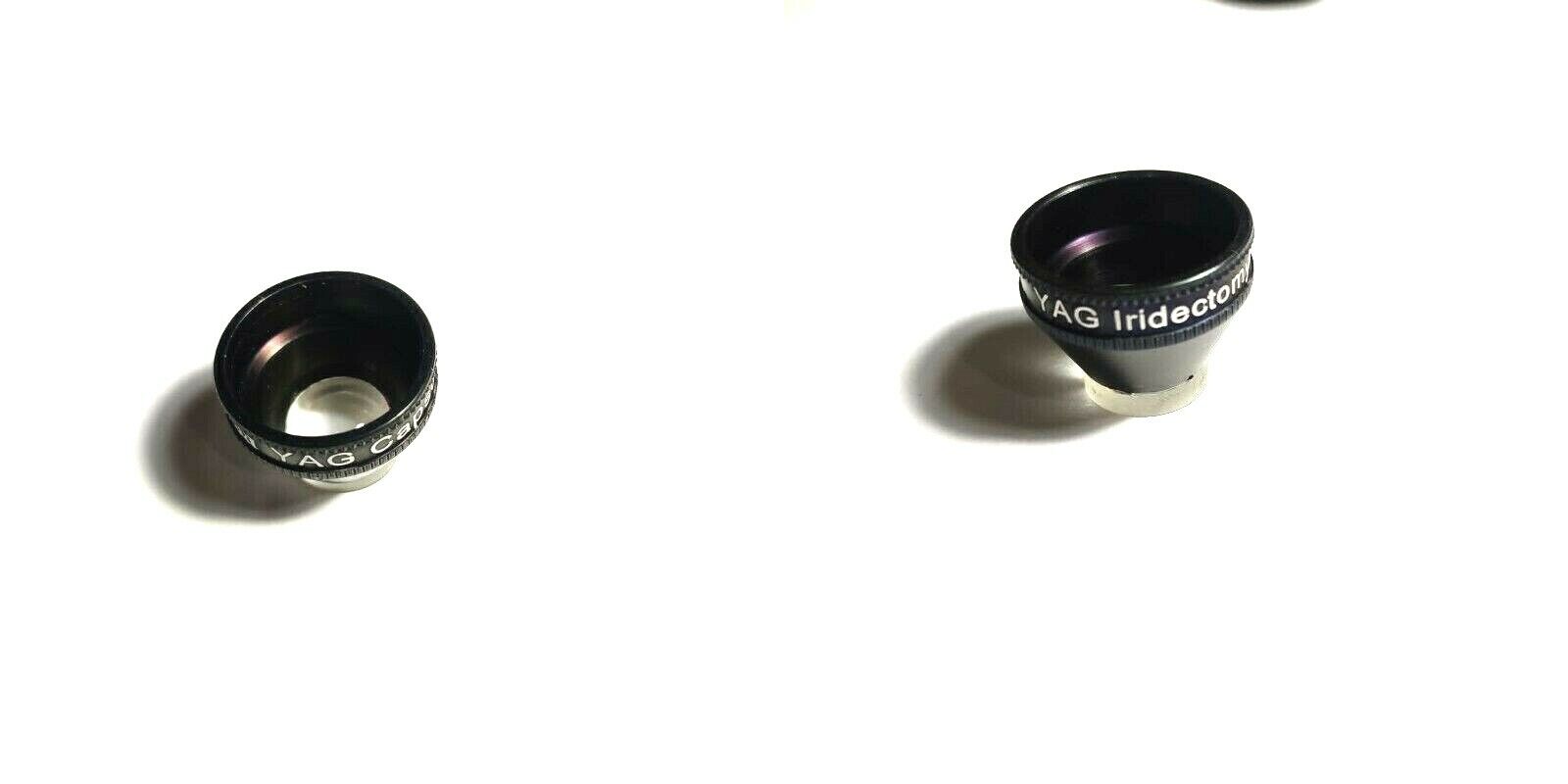 Combo Set of YAG Iridectomy And YAG Capsulotomy Lens For Eyes Hospital