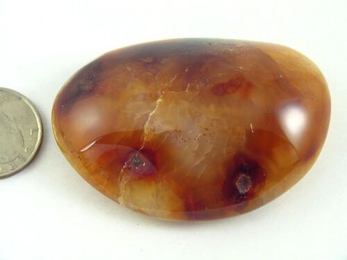 BUTW carnelian agate tumbled pocket worry gemstone healing stone 1112P