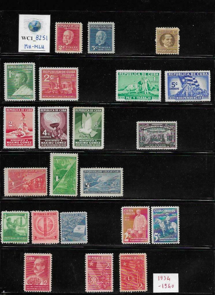 Wc1_8251. Big Carib. Island. Valuable Lot Of 1934-40 Sets & Stamps. Mh-mlh