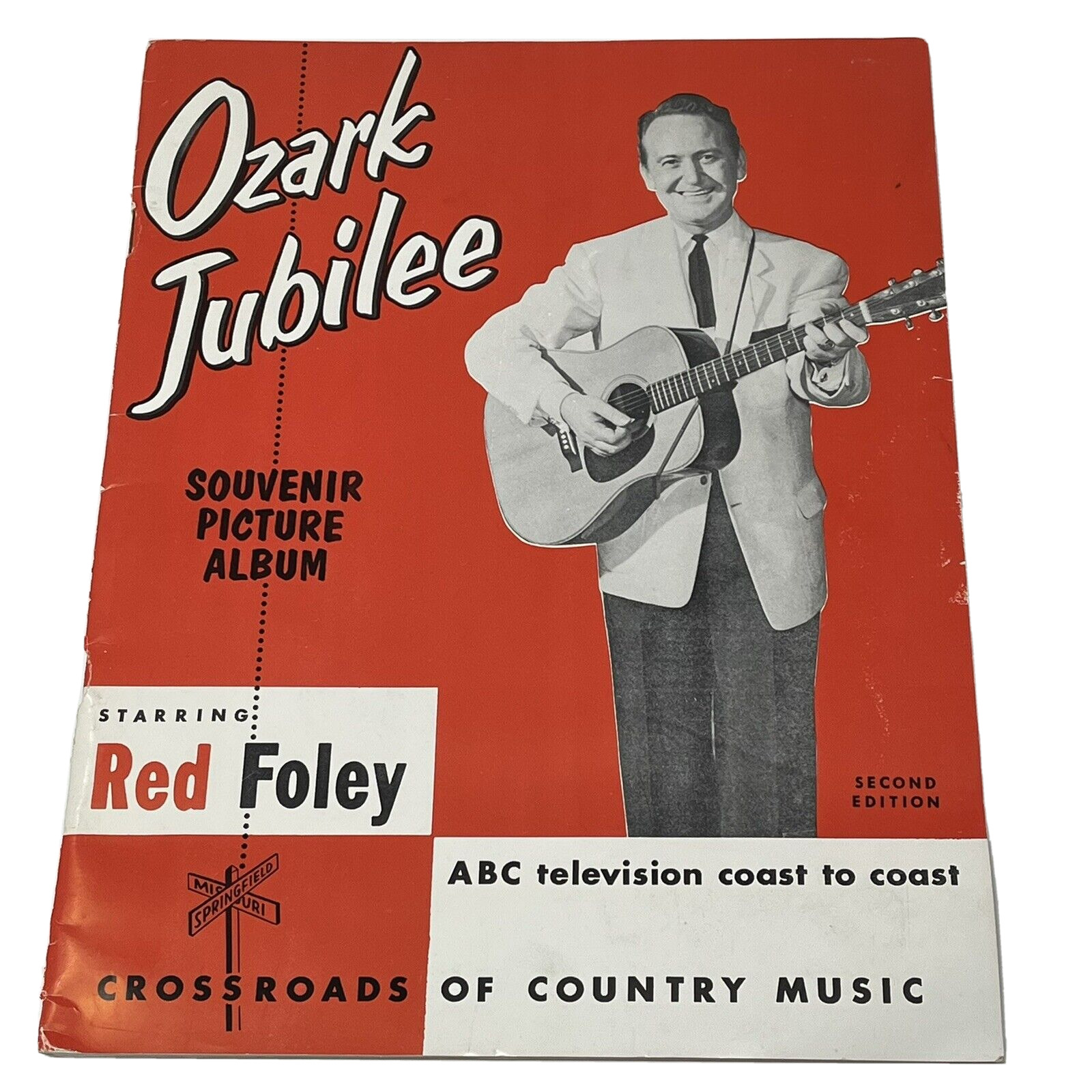 1956 Red Foley Ozark Jubilee Souvenir Picture Photo Album Book Abc Television