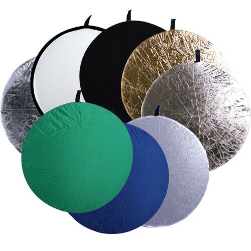 32" 80 Cm 8 In 1 Round Portable Collapsible Multi Disc Light Reflector