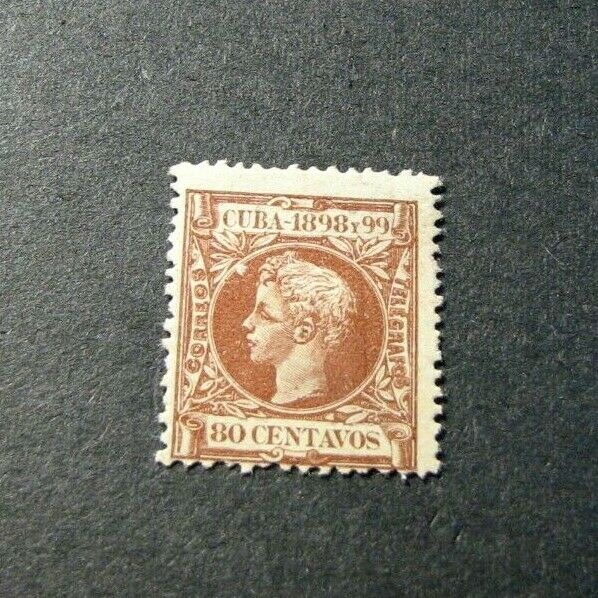 Caribbean Island  Stamp Scott# 173 King Alfonso Xiii 1898  Mh L296