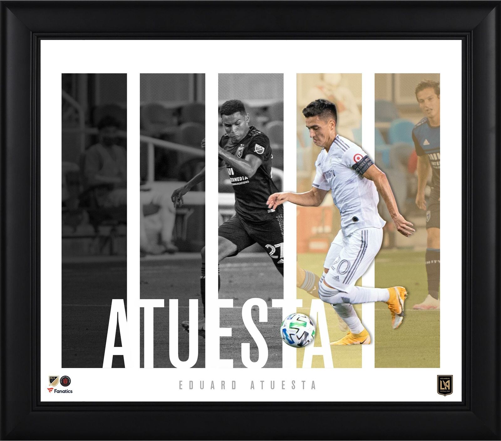 Eduard Atuesta Lafc Framed 15" X 17" Player Panel Collage