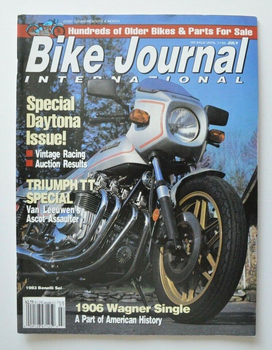 BIKE Journal International July 1993 Benelli 900 1983 Triumph TT Special