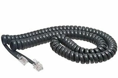 Cisco 12' Ft Foot Exact Gray 7900 IP Series Phone Handset Coil Curly Cord Cable