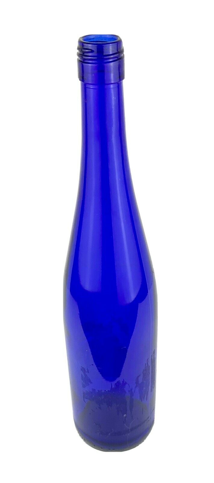 COBALT BLUE GLASS BOTTLE 12