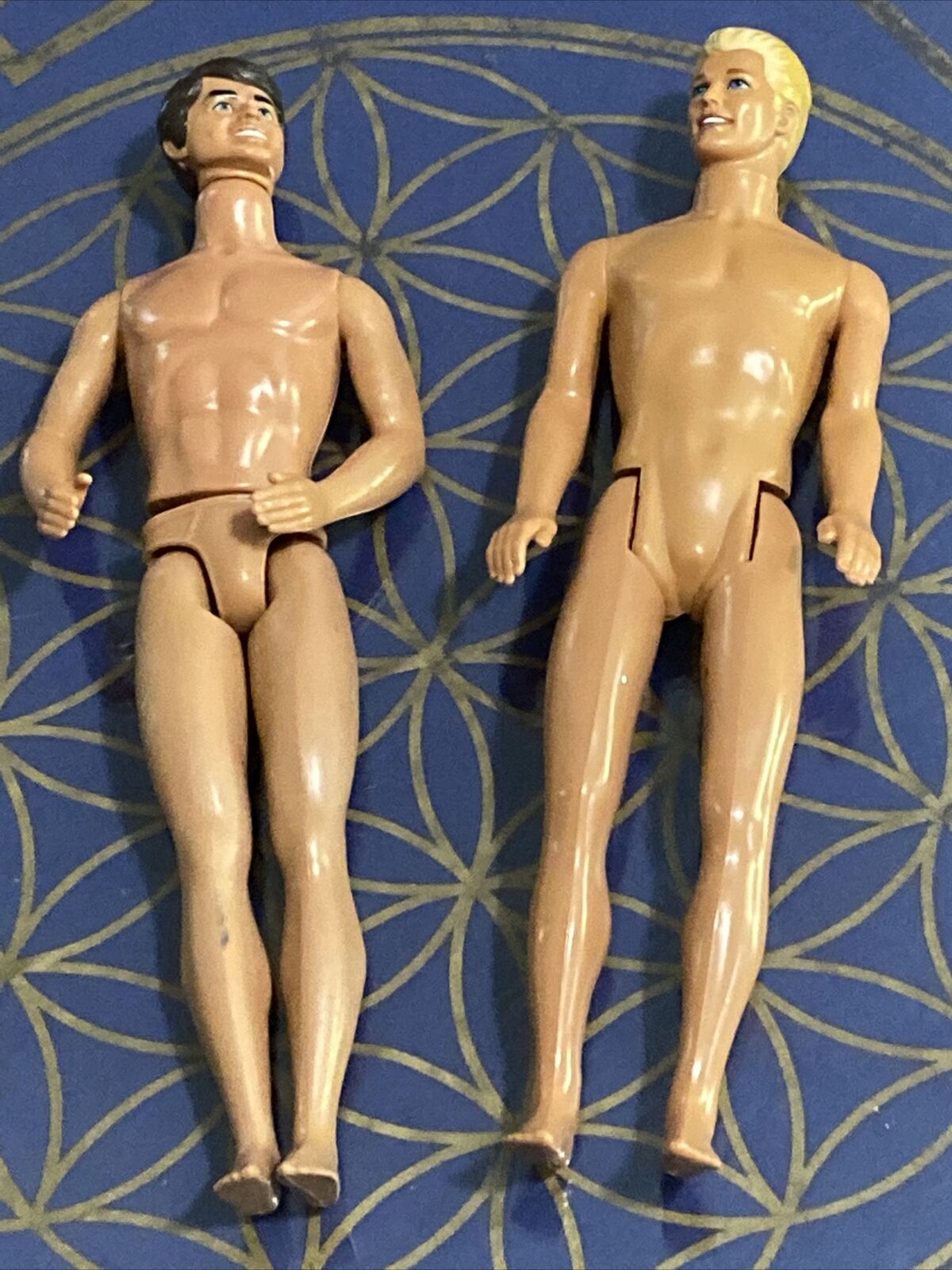 Mattel Lot Of 1 Twist And Turn & 1 Blonde Ken Doll Pre-owned As-is For Ooak