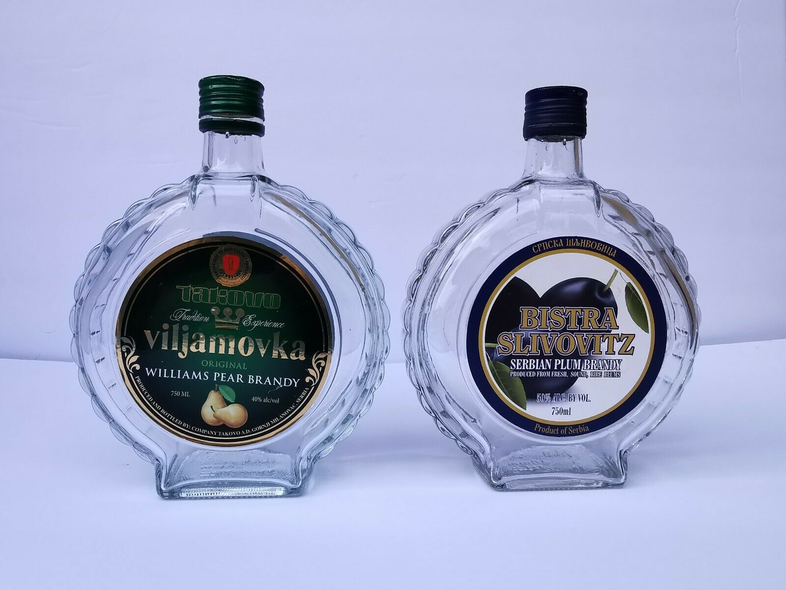 Serbian Brandy Empty Bottles 750 ml