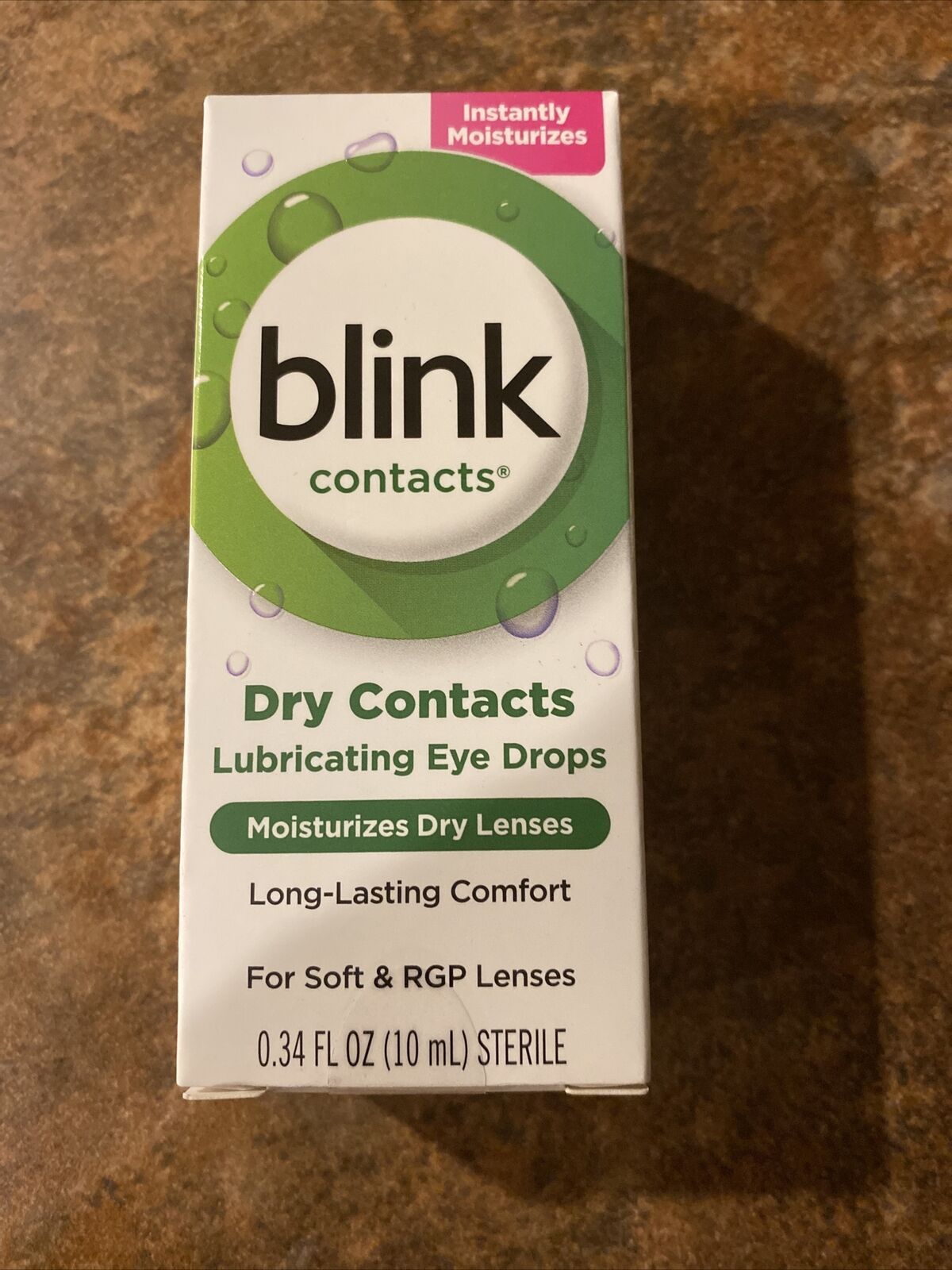Blink Lubricating Eye Drops for Contact Lenses - 0.34 fl oz