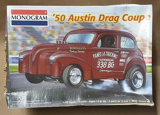 Monogram 1950 Austin Drag Car Plastic Model kit 1/25 # 7698