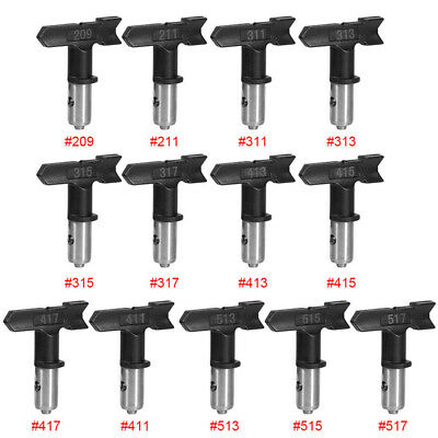 Airless Spray Gun Tip Nozzle Kit For Titan Wagner Paint Rac Sprayer #209-#517
