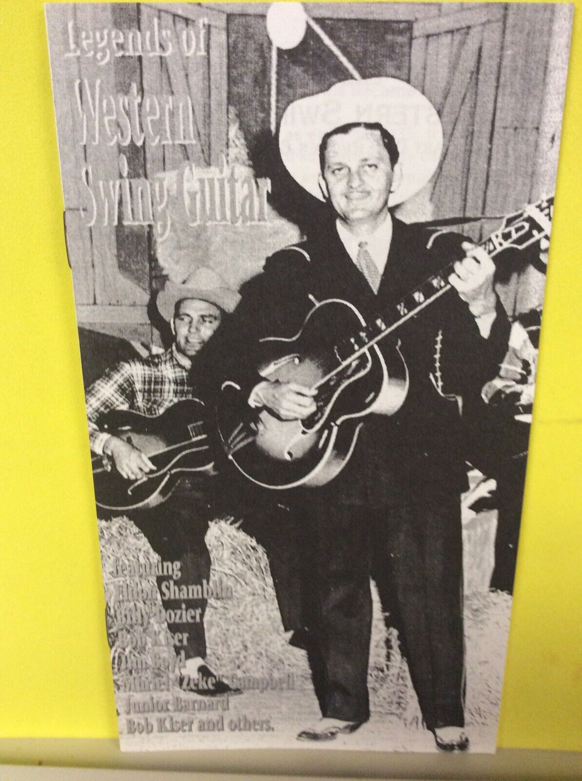Legends of Western Swing Guitar Shamblin Hill Kiser Cambell Garcia Wyble Barnard