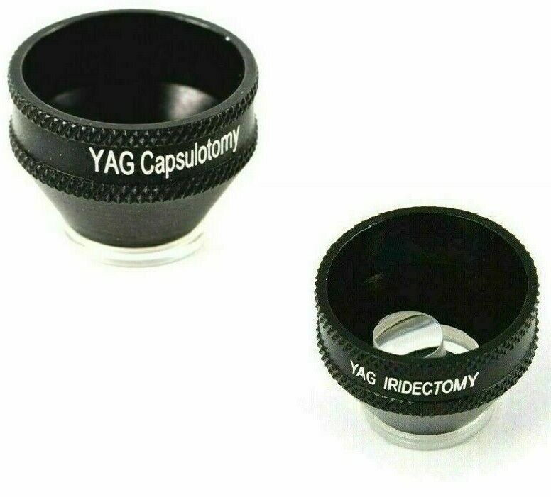 Laser Surgery Lens Combo Set of YAG Iridectomy And YAG Capsulotomy For Surgery