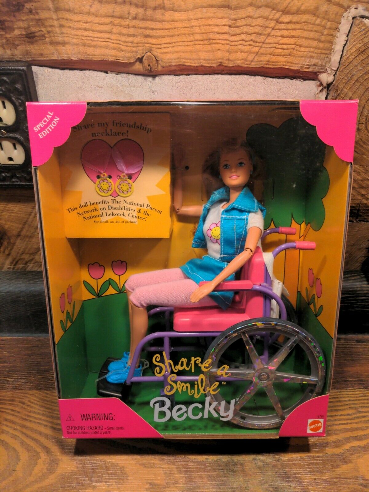 Share a Smile Becky Barbie Doll Special Edition 1996 #15761 Mattel NIB