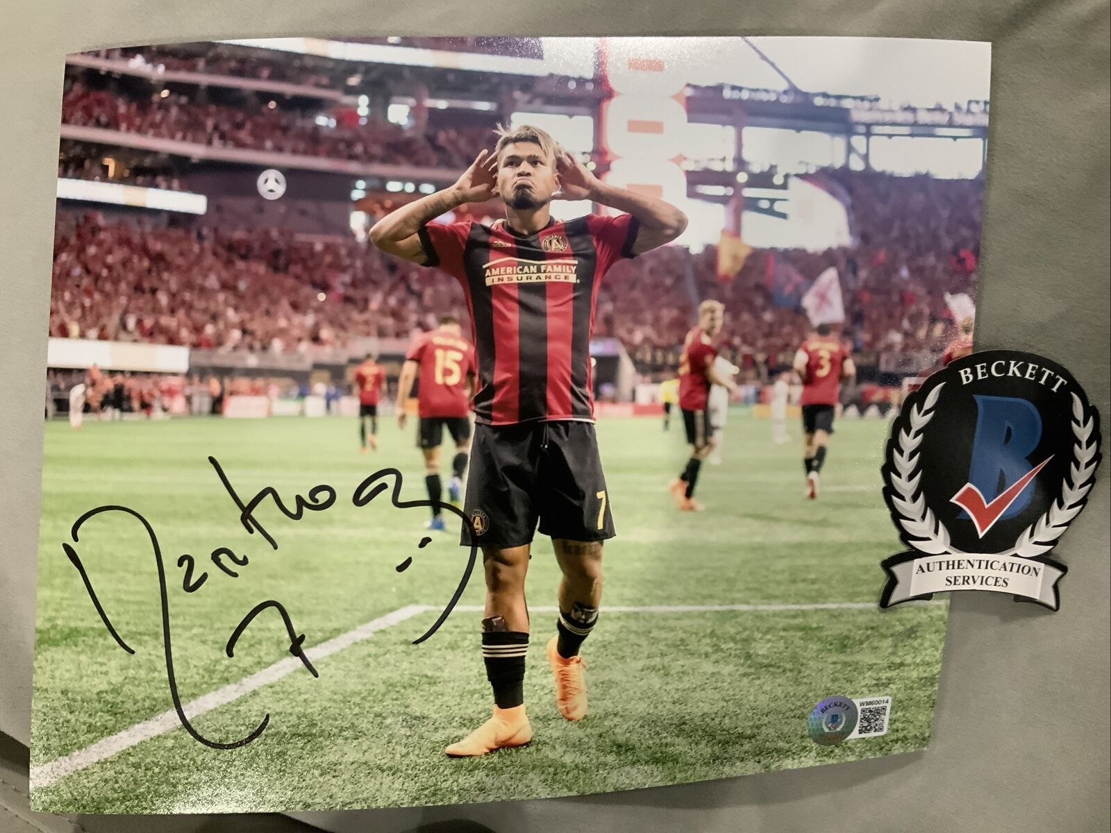 Josef Martinez Atlanta United Autograph Signed 8x10 Photo Beckett Bas Coa
