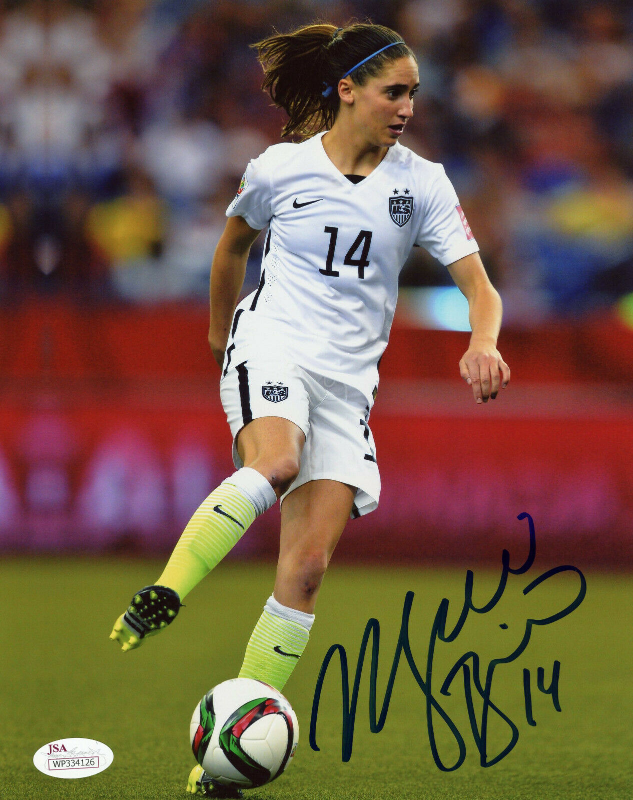 Morgan Brian Gautrat Signed Jsa Coa 8x10 Uswnt Usa Women Soccer Photo Auto Rare!