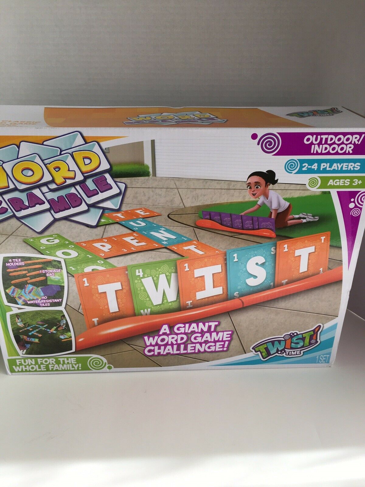 Twist Time WORD SCRAMBLE Indoor/Outdoor Game NEW Gigantic Family Learning Fun!