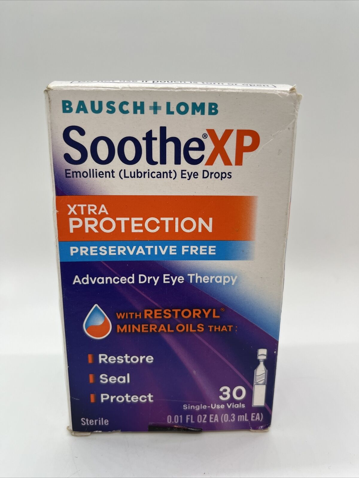 Bausch & Lomb SootheXP Extra Protection 30 Vials