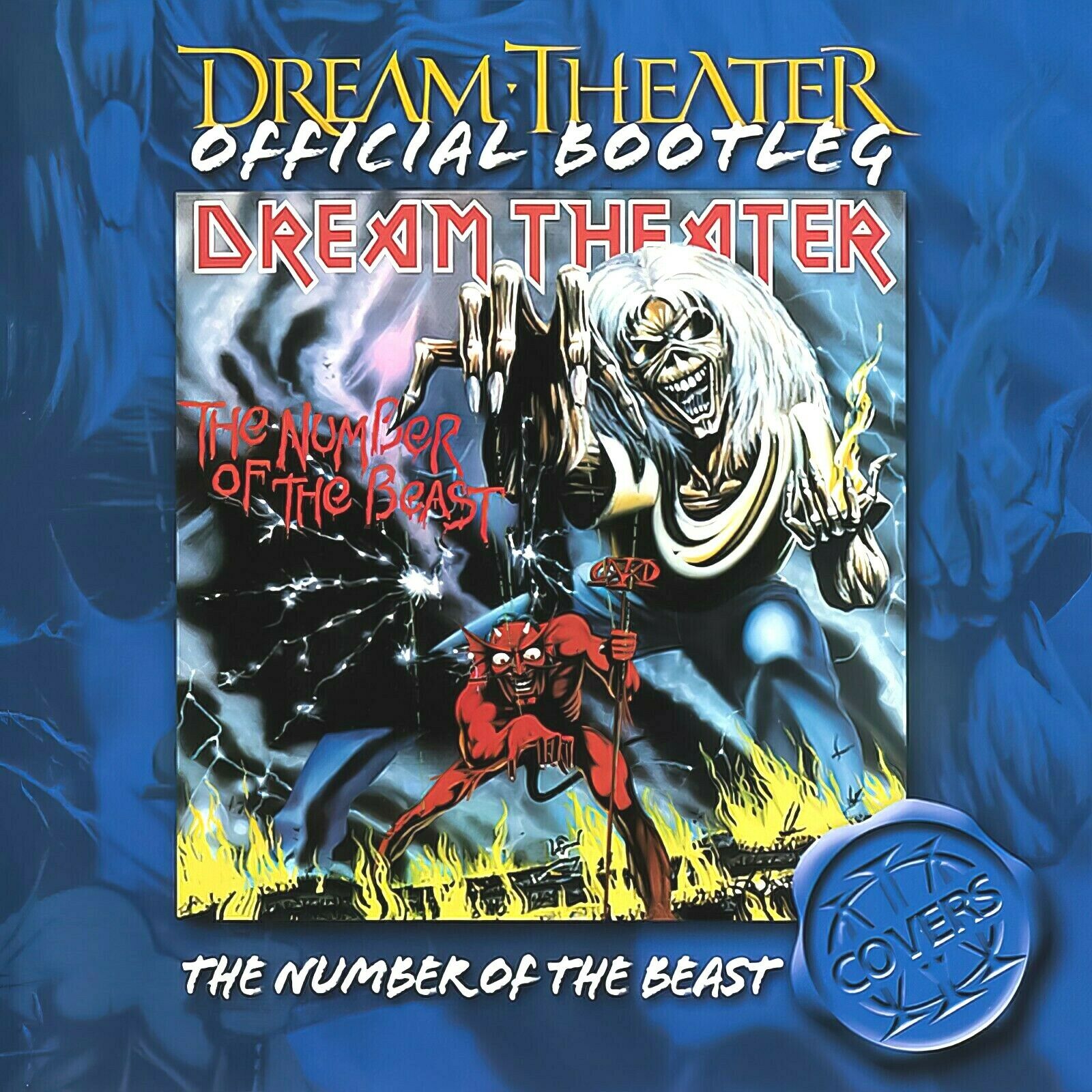 Dream Theater The Number Of The Beast COVERS 12x12 Album Cover Replica Poster