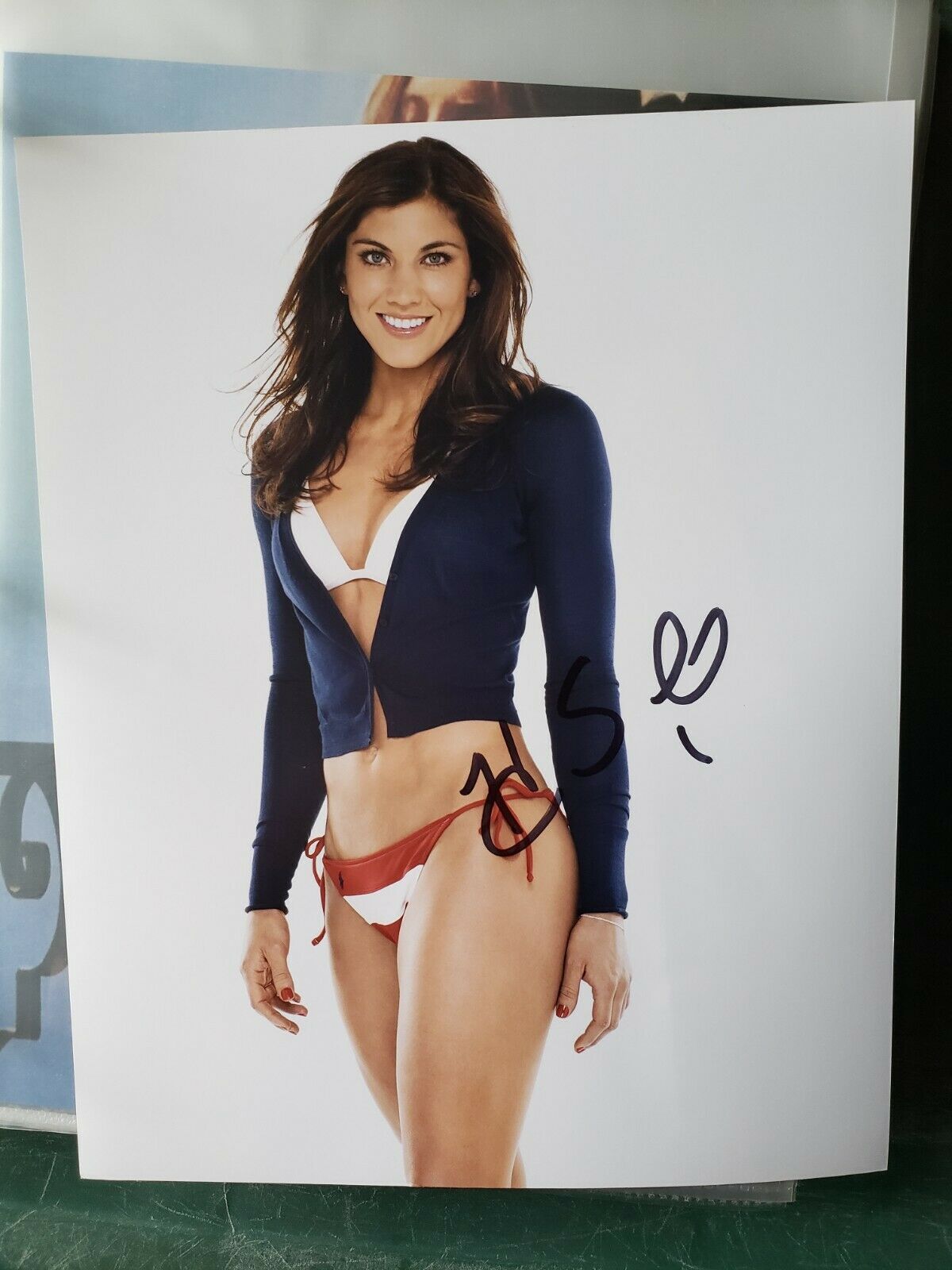 Sexy Hope Solo Bikini Signed 8x10 Photo Autographed Picture World Cup Uswnt