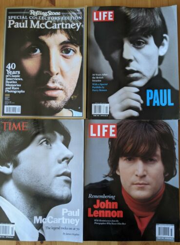Paul McCartney & John Lennon Special Issues: 3 Of Paul, One Of John Free Ship