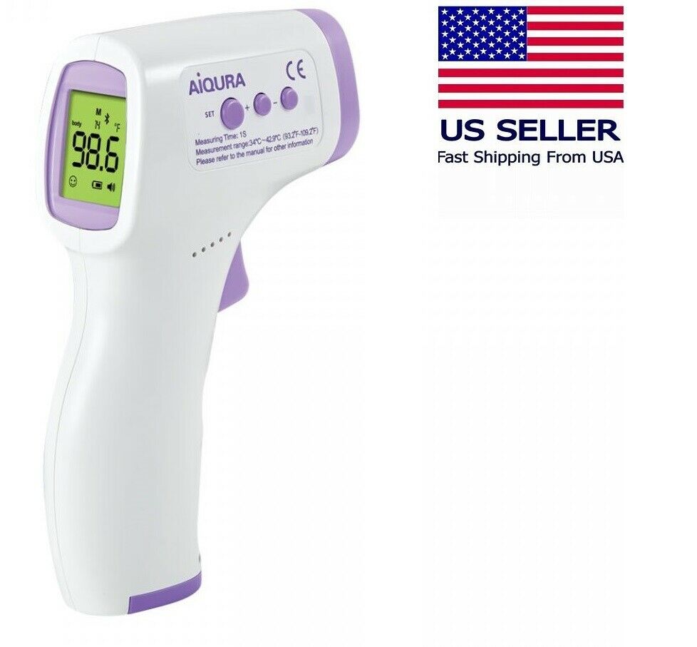 Infrared Thermometer Digital Body Forehead Ear Body Temperature Gun Non-contact