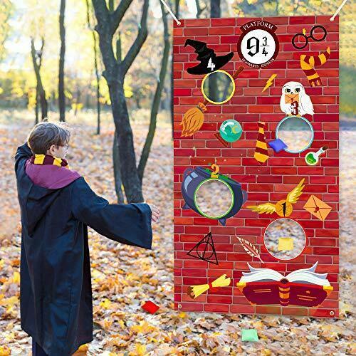 Wizard Bean Bag Toss Game for Kids Adults Wizard Themed Party Supplies