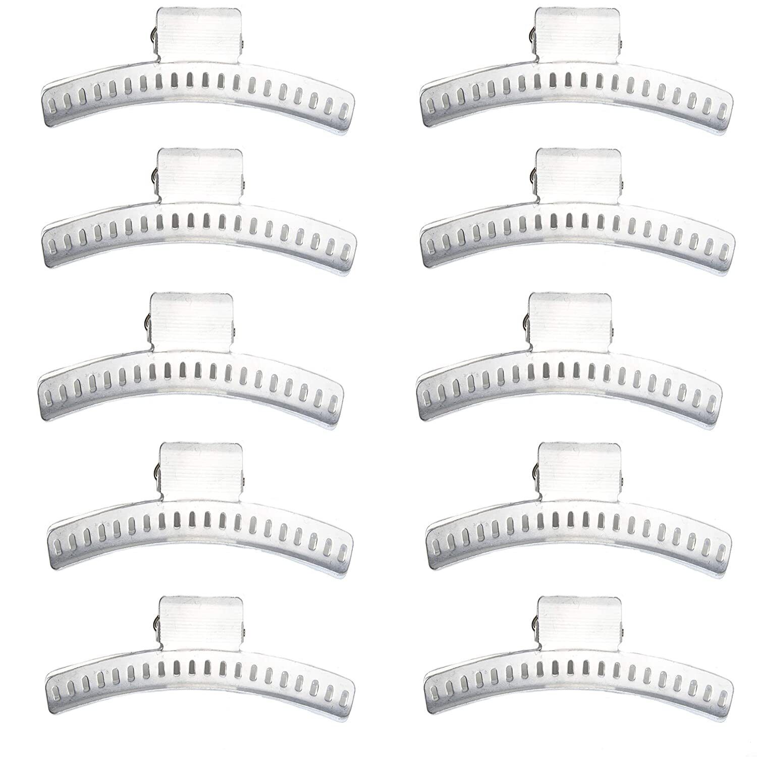 Hair Wave Clips Set Of 10 Aluminum 3.5 Butterfly Wave Setting Clips Finger*