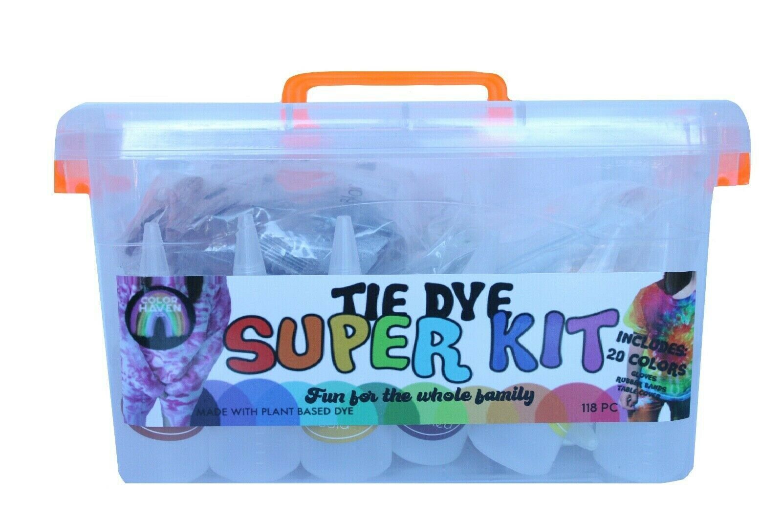 Tie Dye Kit-super Kit-118 Piece Kit/20 Colors/plant Based Dye
