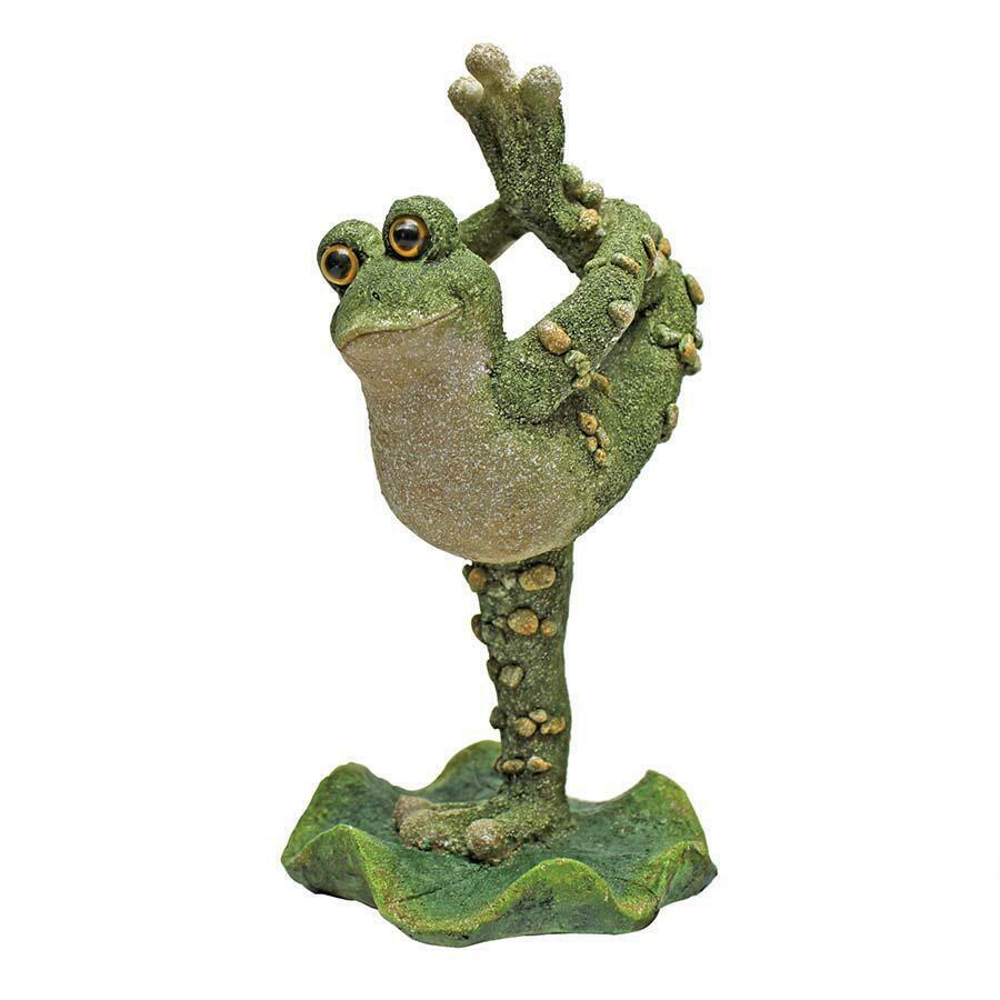 Dancing In The Creek Leg Up Frog Garden Pond Pool Ribbit Statue