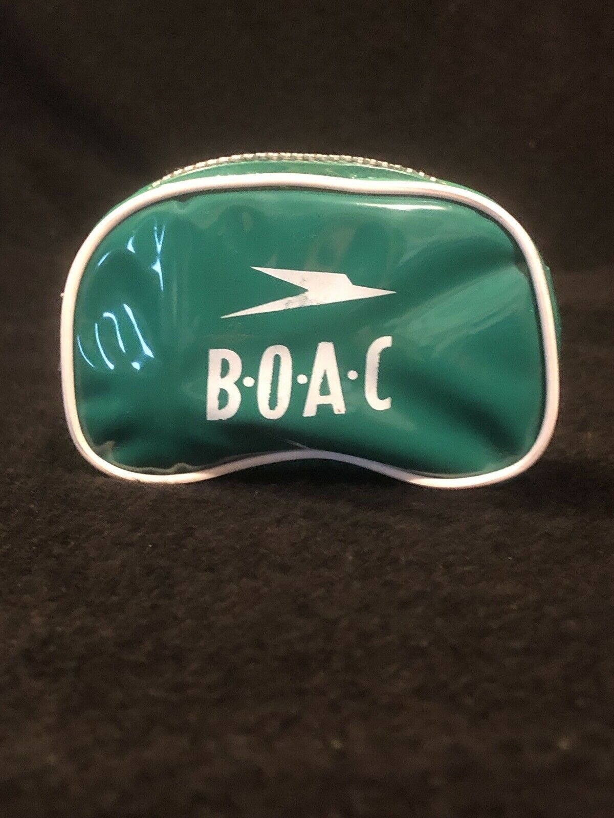 Vtg British Overseas Airways Corporation BOAC Kids Travel Toy Jacks Game Airline