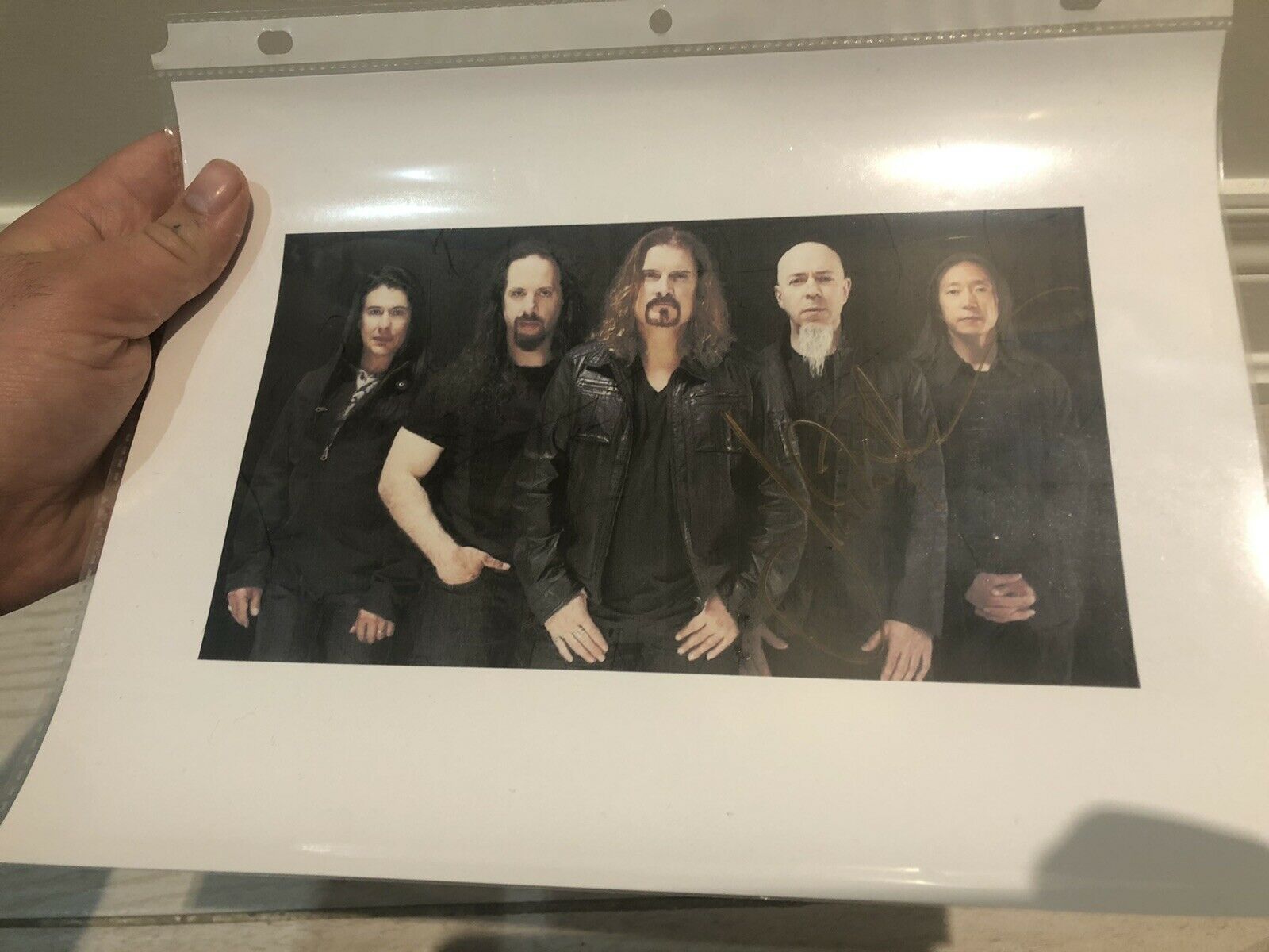 Jordan Rudess Dream Theater Signed Photo 8x11.5