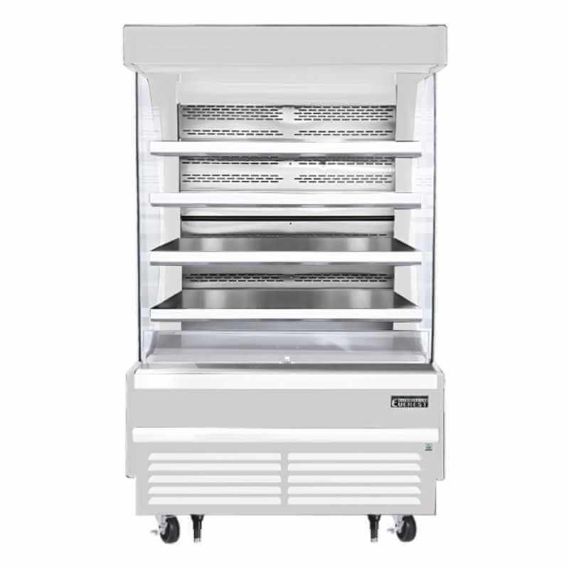 Open Air Refrigerator Commercial 60" Open Vertical Display Merchandiser Cooler