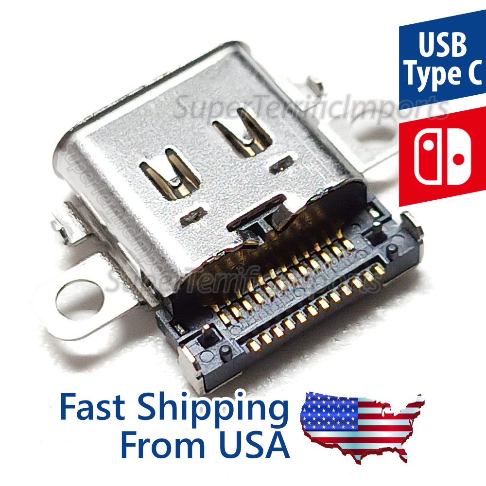 New Usb-c Type C For Nintendo Switch. Parts, Charging Port, Repair, Usbc, Swithc