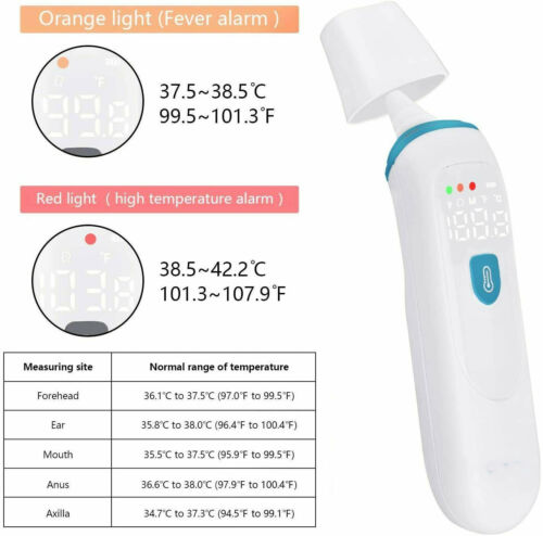Thermometer Medical Infrared Non-Contact Digital Forehead Body IR Baby Adult Kid