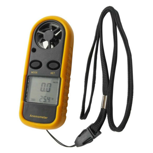 Wind Meter Handheld Digital Anemometers Air Flow Meter Thermometer