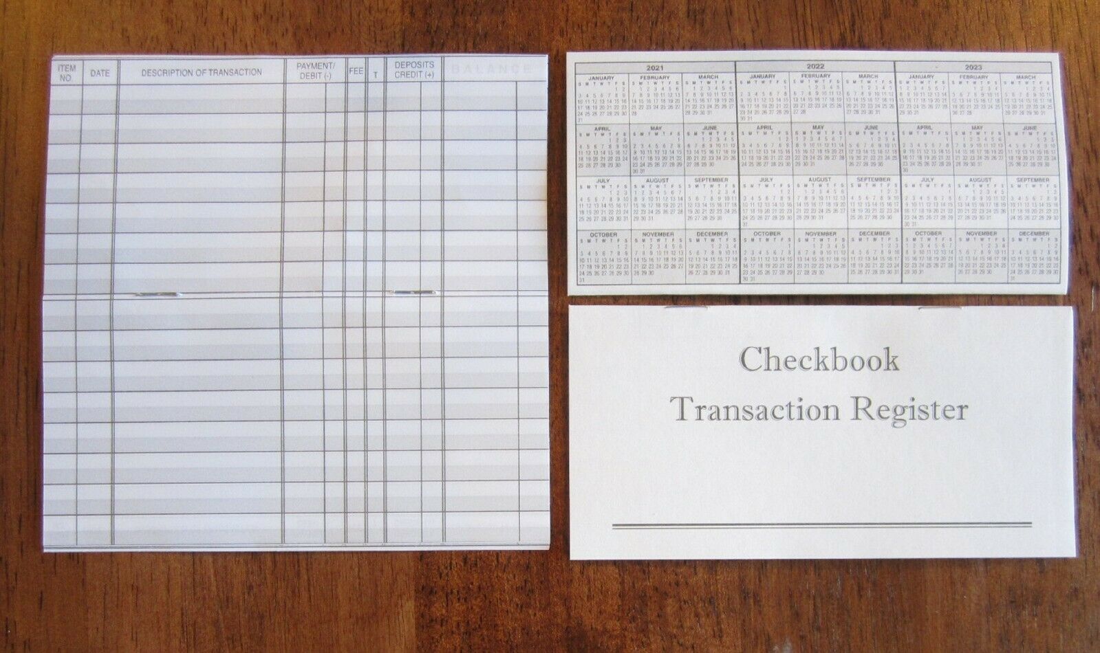 10 Checkbook Transaction Registers  Calendar 2021 2022 2023 Check Book Register