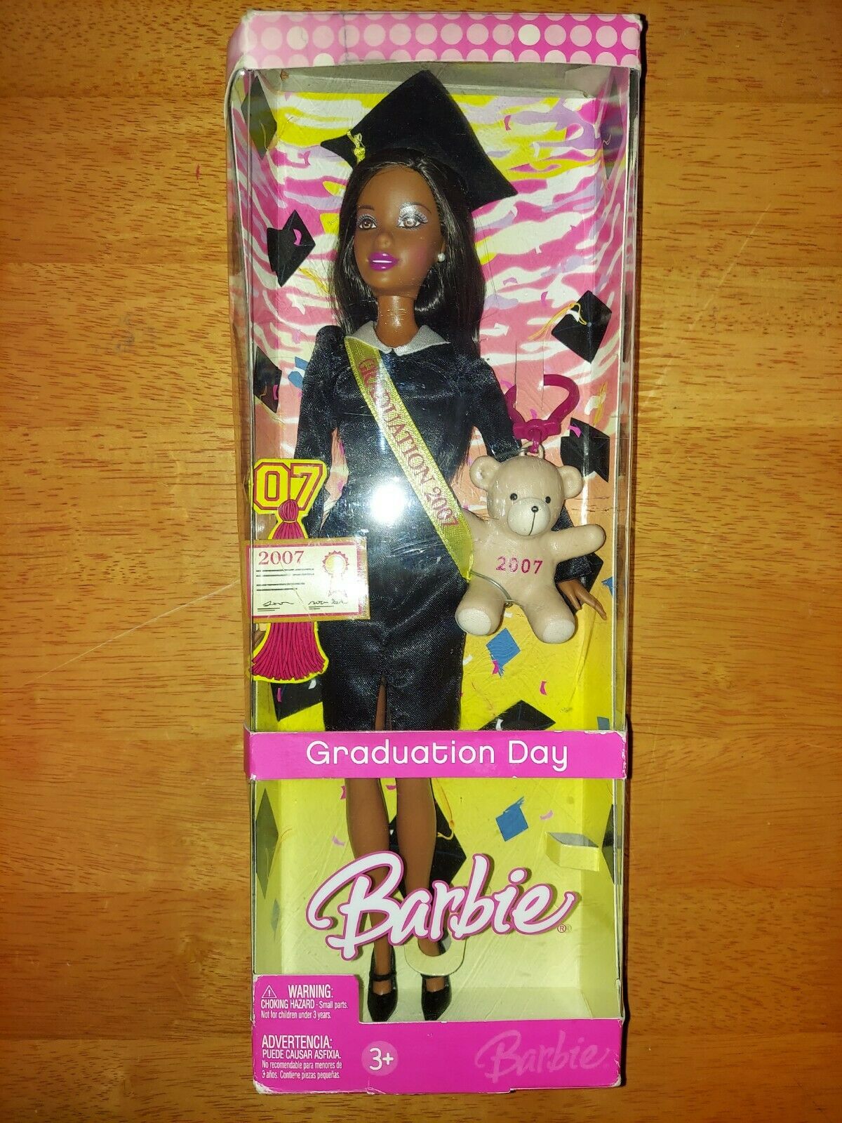 Rare New Black Graduation Day Barbie 2007 Special Edition African American
