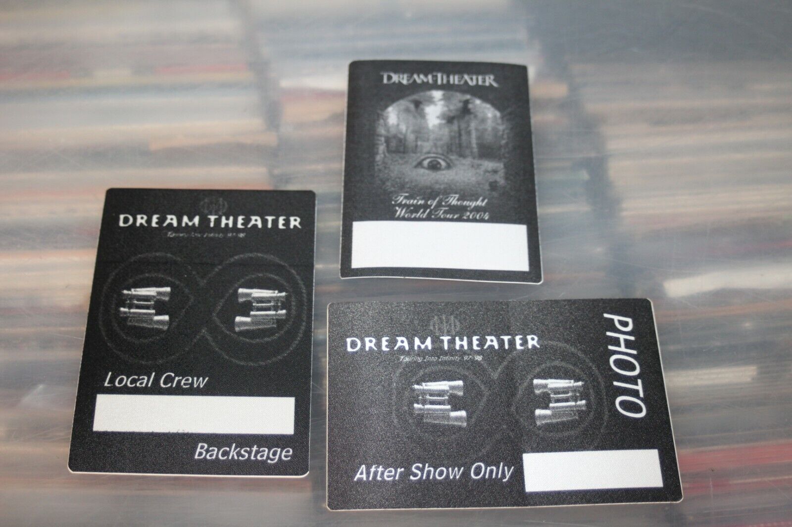 Dream Theater - 3x Unused Backstage Pass   - Free Shipping -  Lot #1