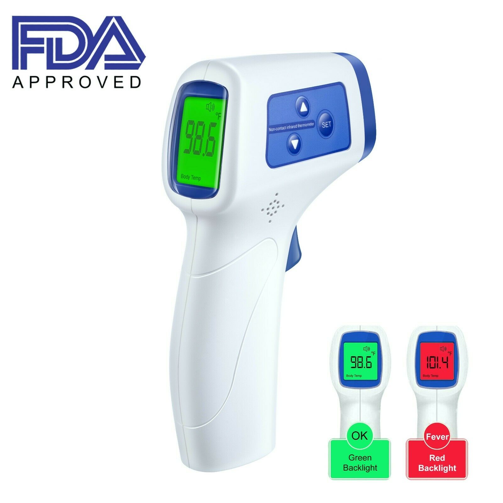 Medical Non-contact Body Forehead Ir Infrared Laser Digital Thermometer