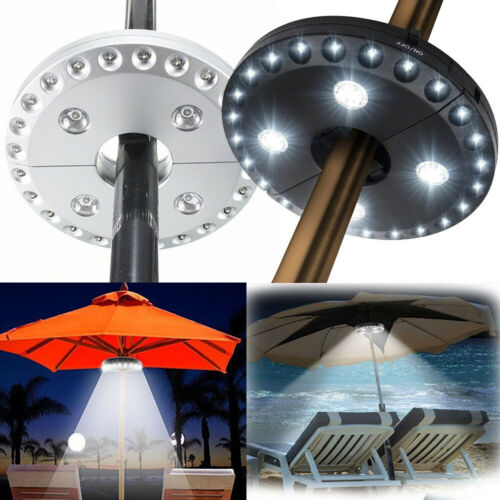 1-4Pack LEDs Patio Umbrella Parasol Lights 3 Brightness Mode Garden Camping Lamp