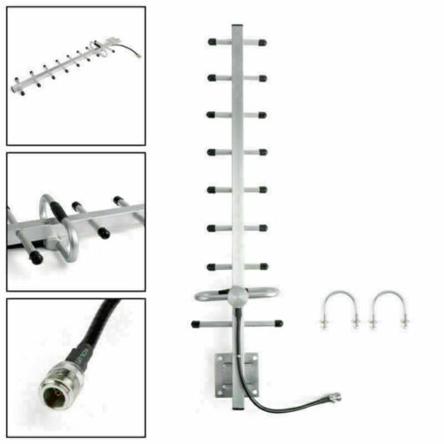 800/850/900MHz High Gain 12dBi Outdoor Yagi Antenna Cell Phone Signal Booster US