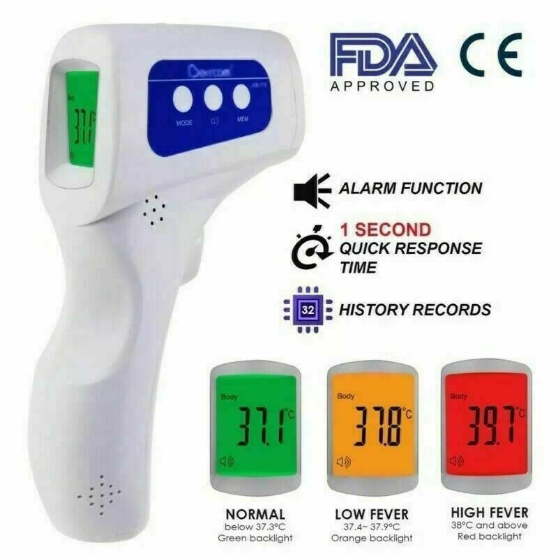 Berrcom Jxb-178 No Contact Infrared Forehead Thermometer Fda And Ce Approved