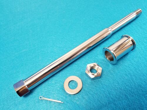 CHROME FRONT AXLE KIT FOR HARLEY KNUCKLEHEAD EL FL UL 1936-48  REP OE # 43872-36